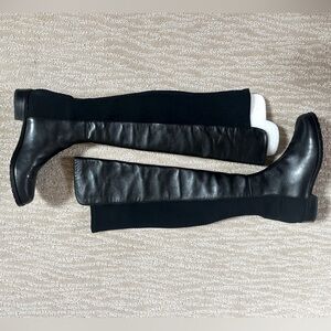 Stuart Weitzman Over-the-Knee Boots | Size 6 | Black Leather